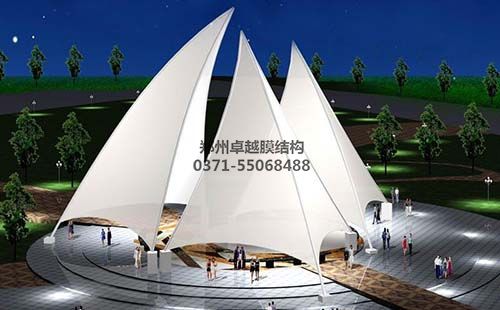 自潔性是膜結構建筑的一大優(yōu)點