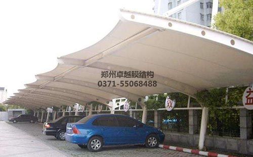 南陽唐河縣國稅局膜結(jié)構車棚