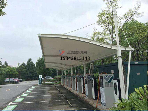 阿拉爾充電樁膜結(jié)構(gòu)【車棚設計】