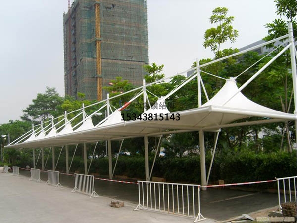 拜城膜結構停車棚【遮陽棚廠家】生產(chǎn)設計