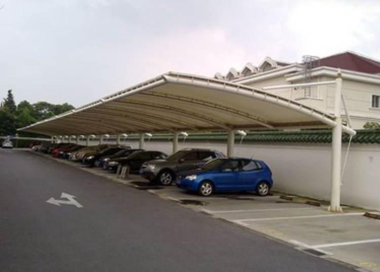 膜結(jié)構(gòu)車棚是否是精品？看清楚了，再掏錢購買哦。